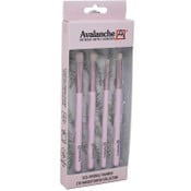 Wholesale - 4pc AVALANCHE PINK MAKEUP BRUSH SET C/P 48, UPC: 4890808250433
